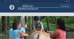 Desktop Screenshot of americanhippotherapyassociation.org